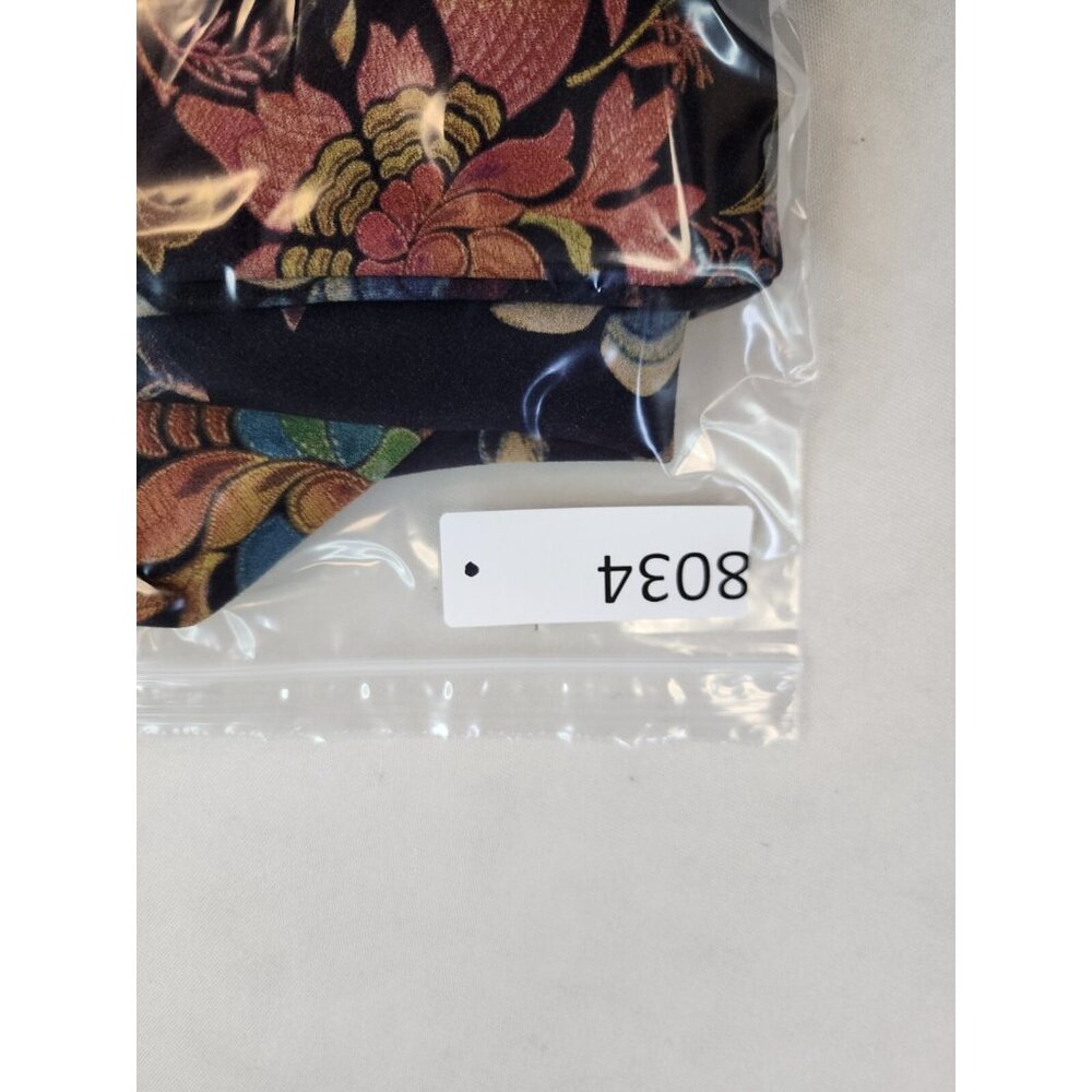 Lauren Hansen Blazer Jacket Women Medium Colorful Floral Zip Art Festival - Picture 11 of 11